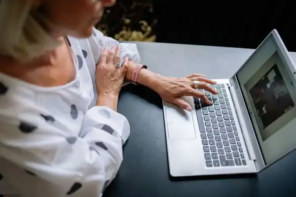 Image of woman attending online mediation Enfield services from Barker Mediation